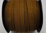 Faux Suede Cord - 10 mm - Brown