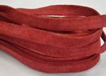 Flat Suede Leather-10mm-Red
