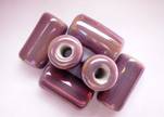 CB-Ceramic Flower-Hollow Tube-Purple AB