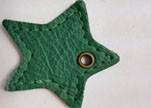 KC-Key Cord Star Shape 4cm green