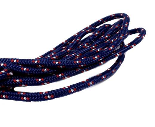 Paracord 6mm - MARINE BLUE RED WHITE