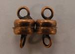 brass Magnetic clasp MG16-Antique Copper