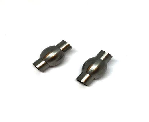 Stainless Steel Magnetic Clasp,Matt Steel,MGST-01 5mm