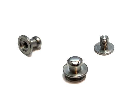 RoundStainless Steel Anchor Clasp,Steel,MGST-213-8*7*1mm