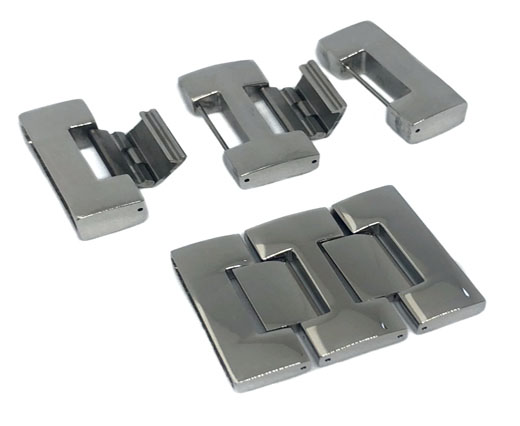 Stainless Steel Magnetic Clasp,Steel,MGST-75-31*3.5mm