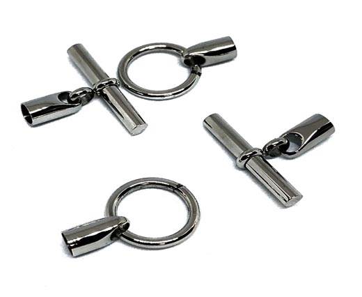 Stainless Steel Magnetic Clasp,Steel,MGST-274 4mm