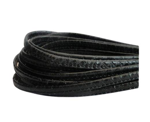 Nappa-Sewn-7mm-Black Honduran King Snake
