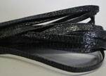 Nappa Leather Flat -5mm-Broken Paint Black