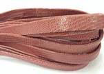 Nappa Leather Flat -10mm-Lizard Rose Paill Transp