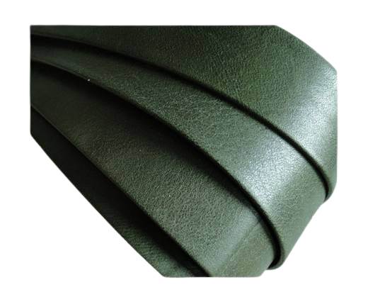 Nappa Leather Flat-Green-20mm