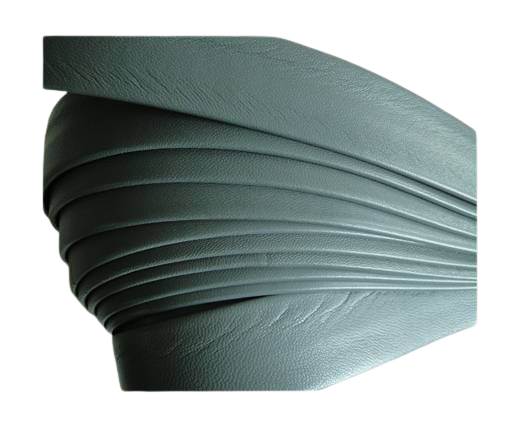 Nappa Leather Flat-Light Grey-20mm