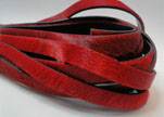 Pony Hair Leather- 10mm-Red