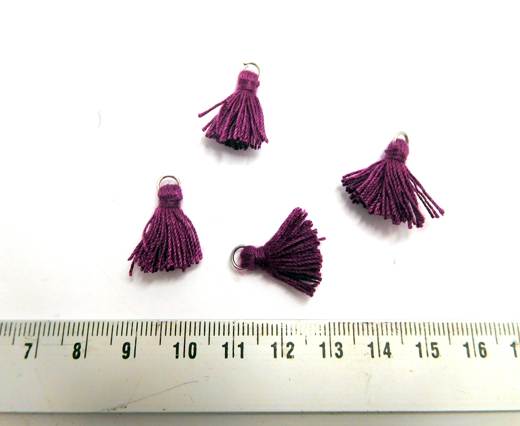 Cotton Tussels - 1,5mm - Purple