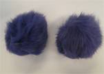 Rabbit Fur Pom Pom-Light Purple-8cms