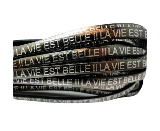 Real Flat Leather-LA VIE EST BELLE - Fucile