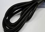 Real Nappa Leather Cords- Black-8mm