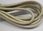 Real Nappa Leather Cords- Silver-8mm