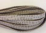 Real Nappa Leather Flat-10MM-snake style-beige