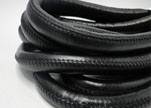 Real Nappa Leather Cords-Black-12mm
