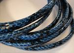 Regaliz-Leather-Snake Style-bremuda blue