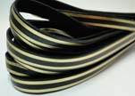 RFL-10MM with stripes on both sides-Black with golden
