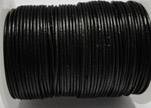 Round leather cord SE - Black - 1MM