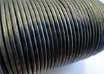 Round leather cord-1mm- SE M. Mid Grey
