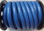 Round Leather Cord -5mm - Blue