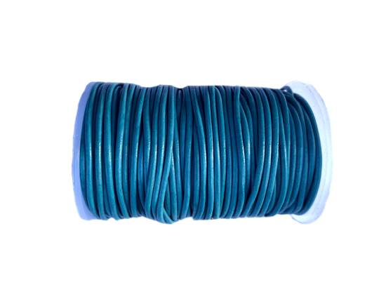 Round Leather Cord -1mm- Turquoise P014