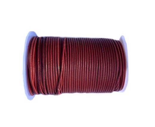 Round Leather Cord-1,5mm- Rasberry