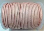 Round Wax Cotton Cords - 3mm  - Baby pink