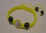Shamballa Bracelet SB-Crystal-Flour Yellow-Style-4
