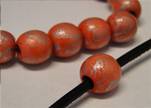 Snake Wooden Beads- Pink -16mm,Hole 6mm