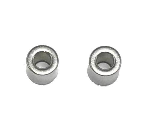 Stainless steel part for round leather SSP-348-steel-6*3mm