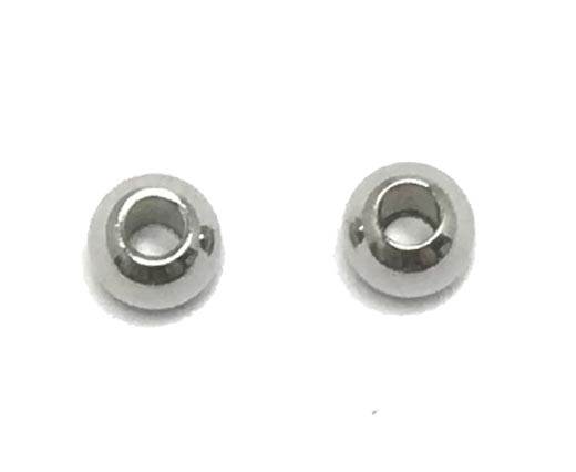 Stainless steel part for round leather SSP-37-3mm