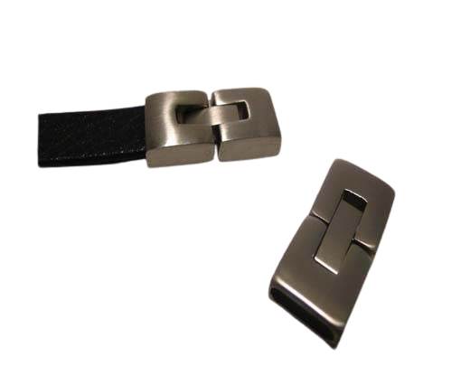 Stainless Steel Snap Lock Clasp - MGST-14-14*3.5mm-Matt