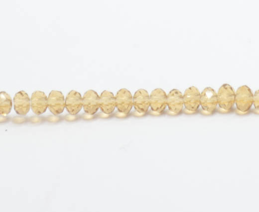 Faceted Glass Beads-2mm-TOPAZ