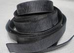Vintage Style Flat Leather - 30mm-Vintage Black