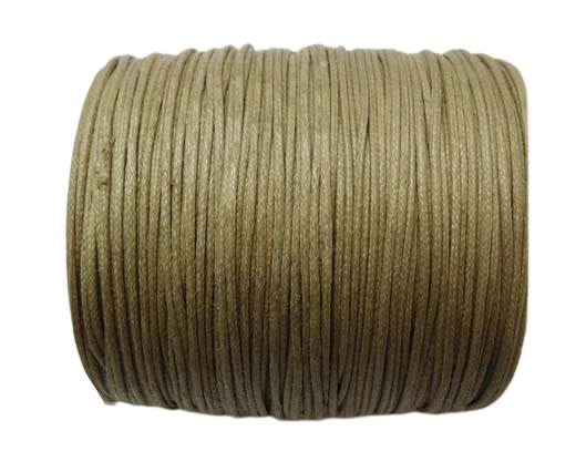 Wax Cotton Cords - 1mm - Dark Sand