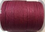 Wax Cotton Cords - 1mm - Dark Pink