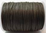 Wax Cotton Cords - 1mm - Dark Brown