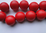 Wooden Beads-25mm-Red