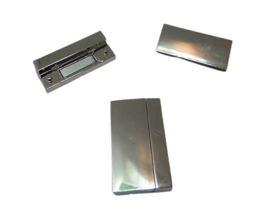 Zamac magnetic clasp MGL-231-40*3mm-silver