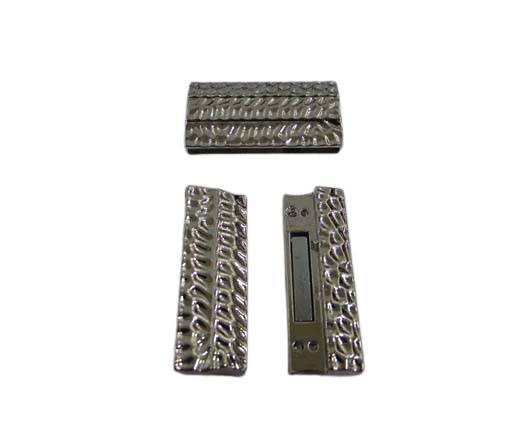 Zamac magnetic clasp MGL-294-40*3mm-steel