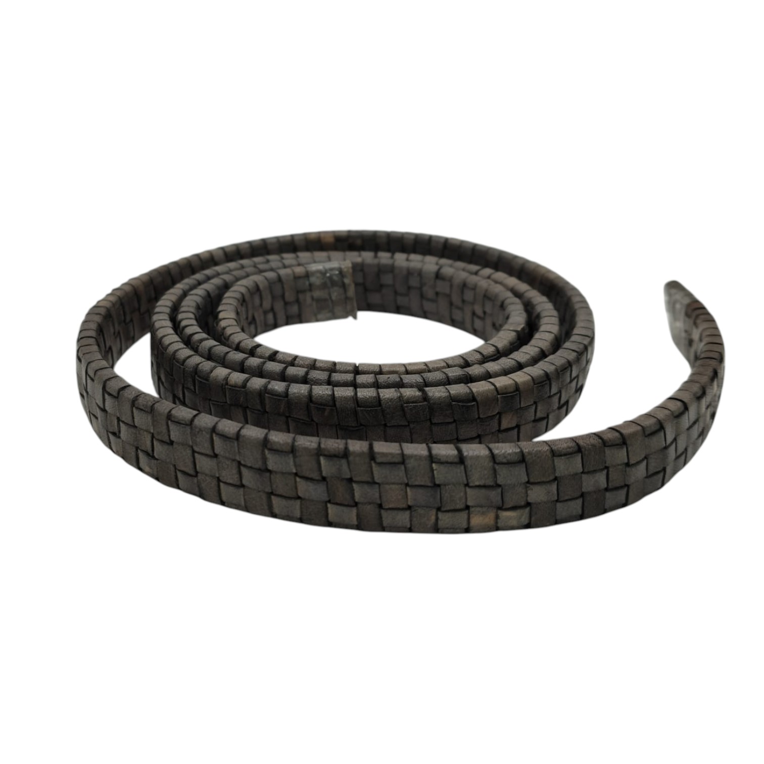 Oval Braided Carpet Style-15*4.5mm-Dark Grey