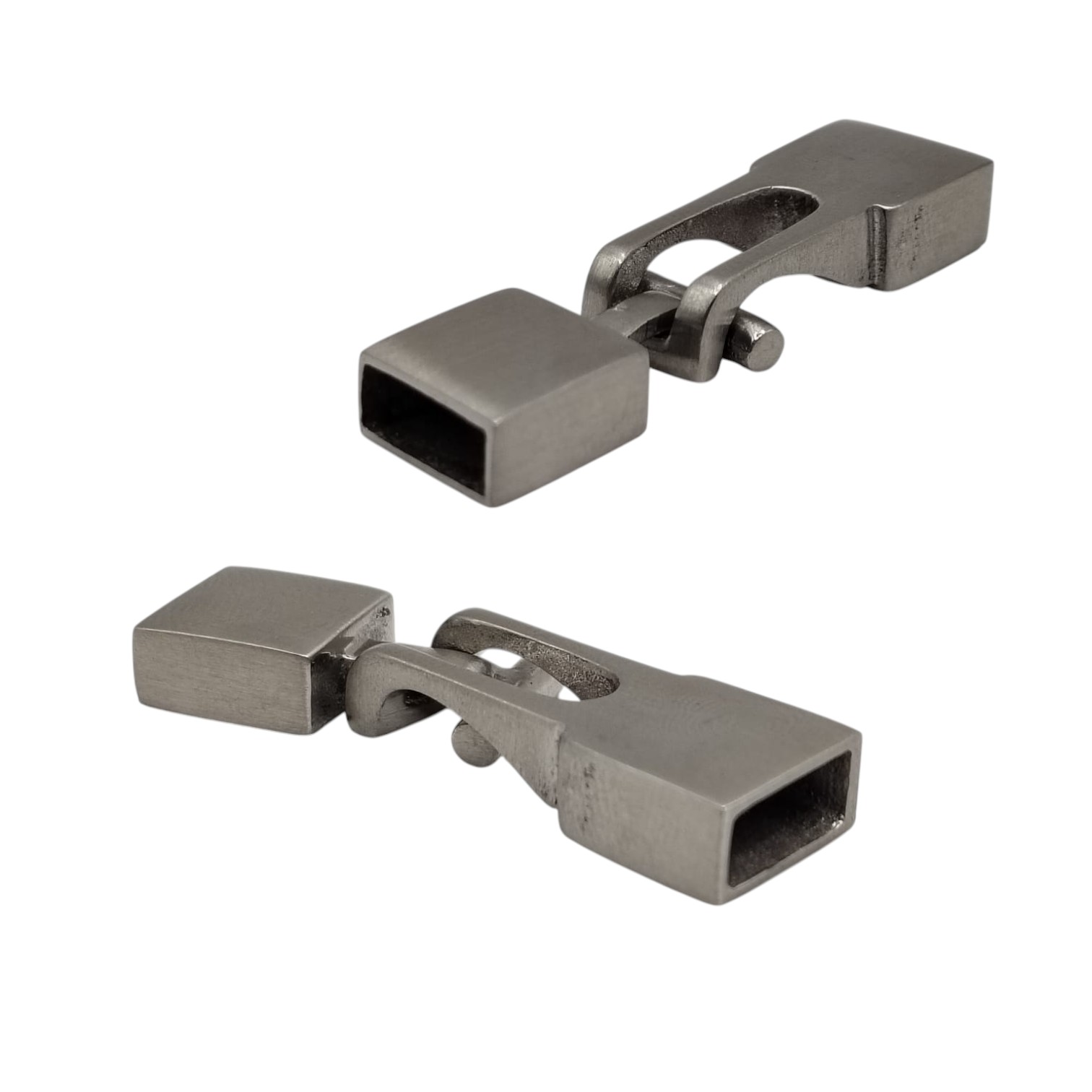 Stainless Steel Hook Clasp: MGST-66 (Steel Matt)