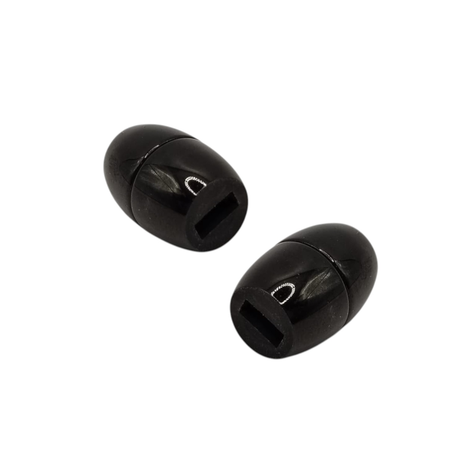 Stainless Steel Magnetic Clasp: MGST-44 5.2*2.3mm (Black)