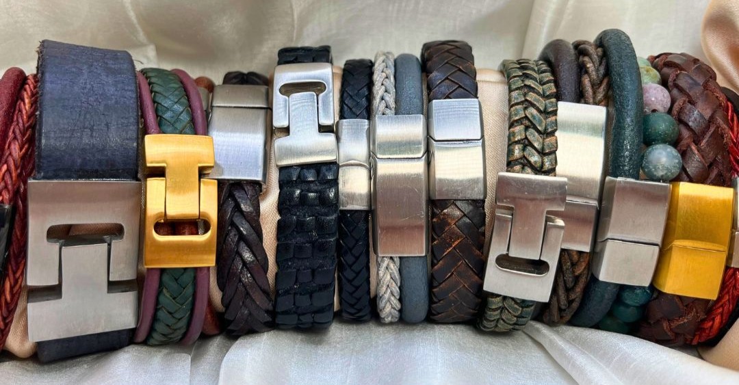 Magnetic Clasps for Flat Leather