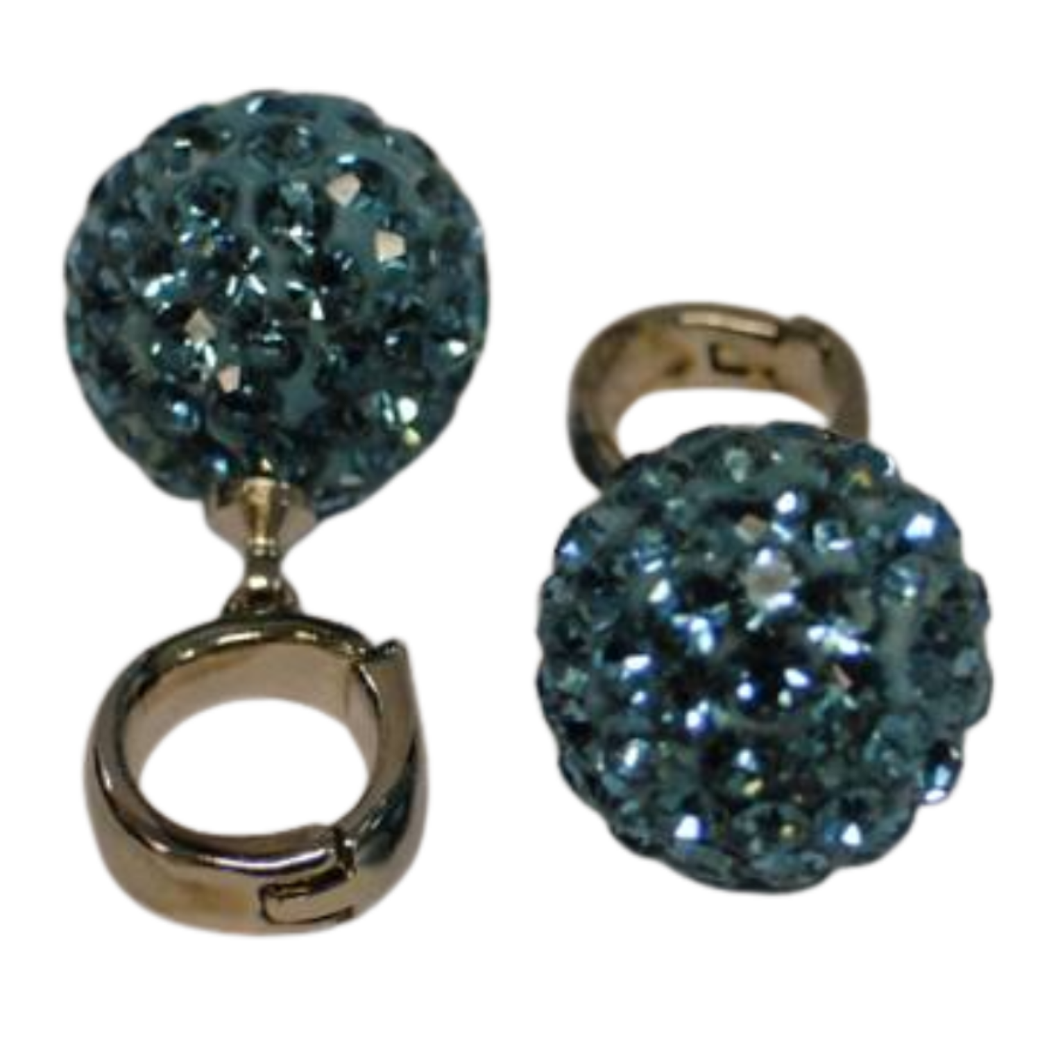 Shamballa Pendant: HC 10mm (Aquamarine)