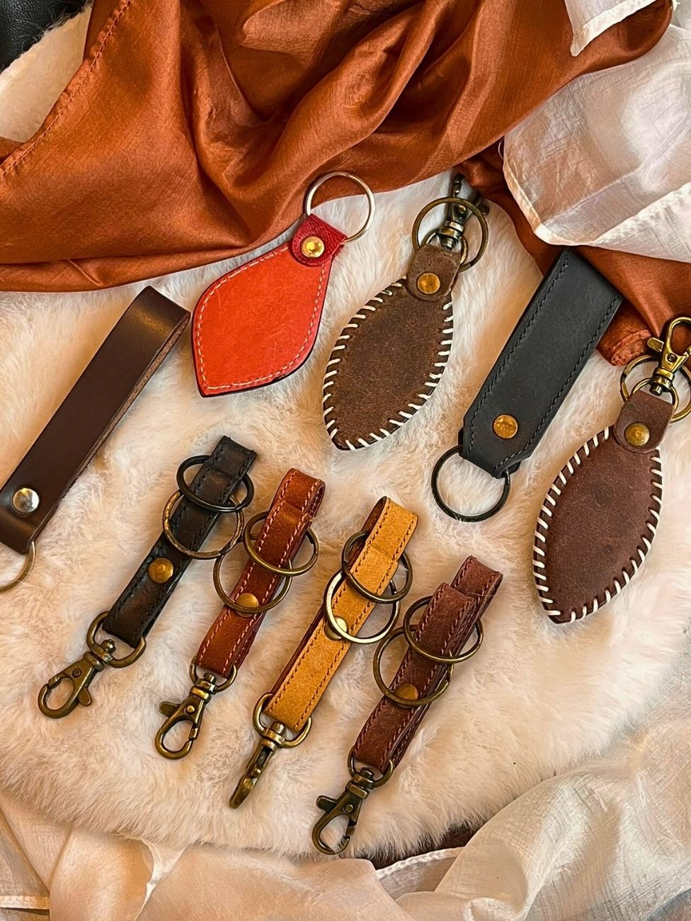 Leather Keychains